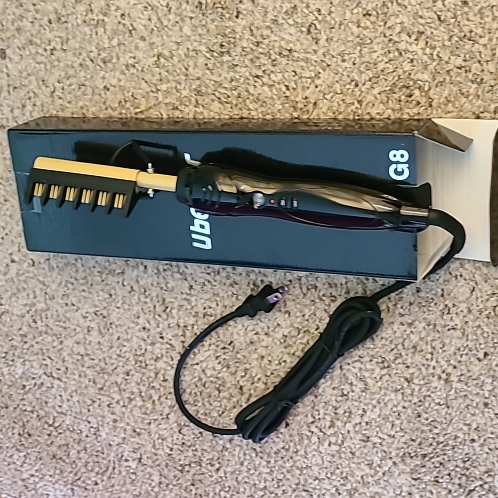 NIB Hot Comb Electric Hair Straightener